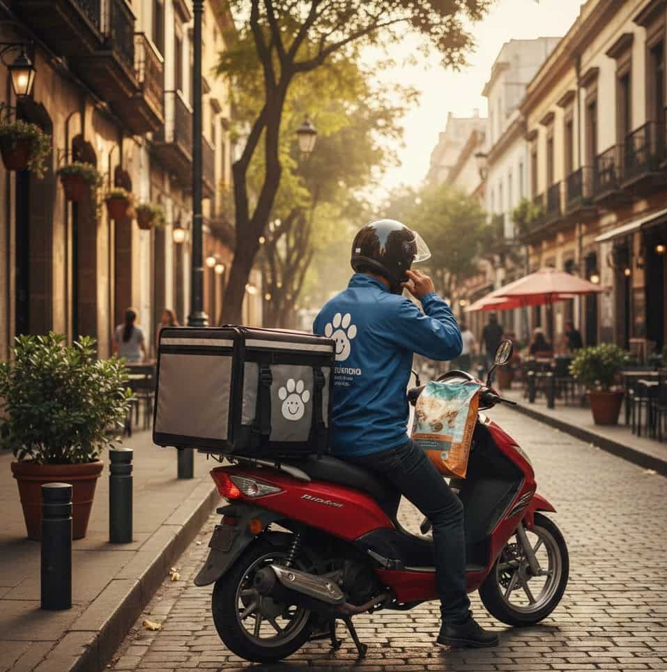 Repartidor en Motocicleta